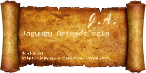 Jagyugy Artemíszia névjegykártya